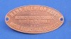 Mann Egerton & Co Ltd supplier plate