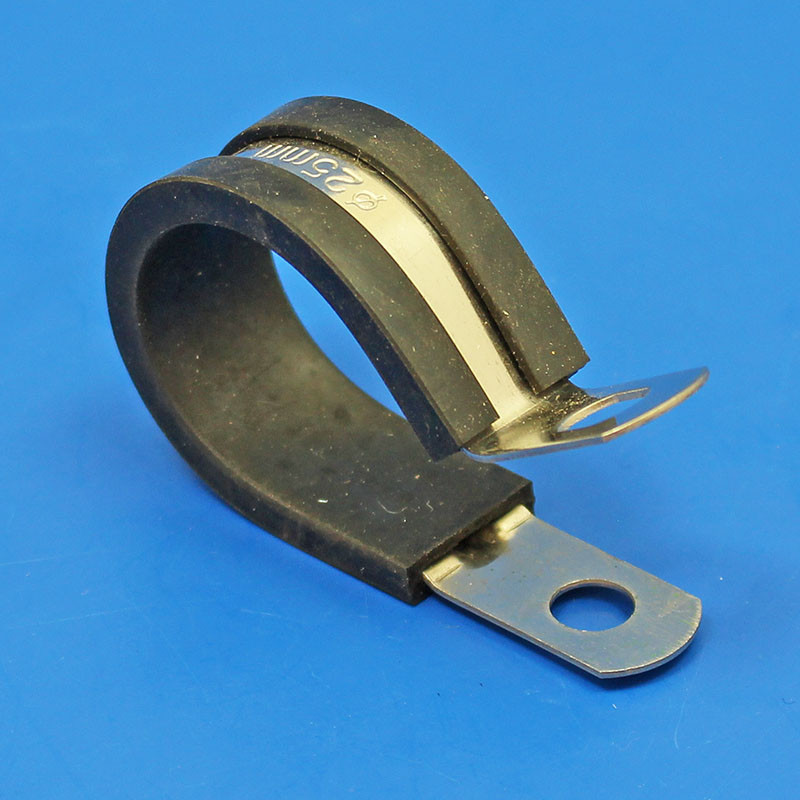 Rubber Lined Steel 'P' Clips