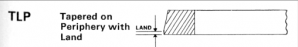 Tapered on Periphery with Land