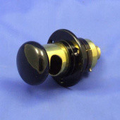 543B: Dash lamp - Vintage pattern - Black and Polished Brass from £121.19 each