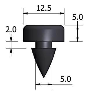 Rubber buffer & stop