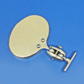 997C: Oval rear view mirror - Long side mounted, stamped Desmo - Chrome plated from £98.17 each