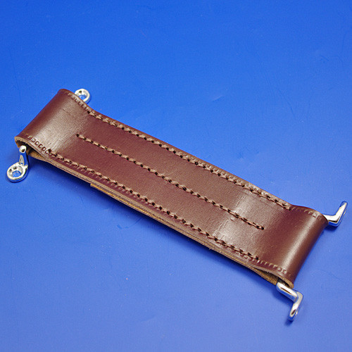 Door check retainer leather - Large with staples