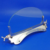460-SCUT-C: Brooklands Plinth Mounted Aeroscreen - Curved Top Glass from £198.98 each