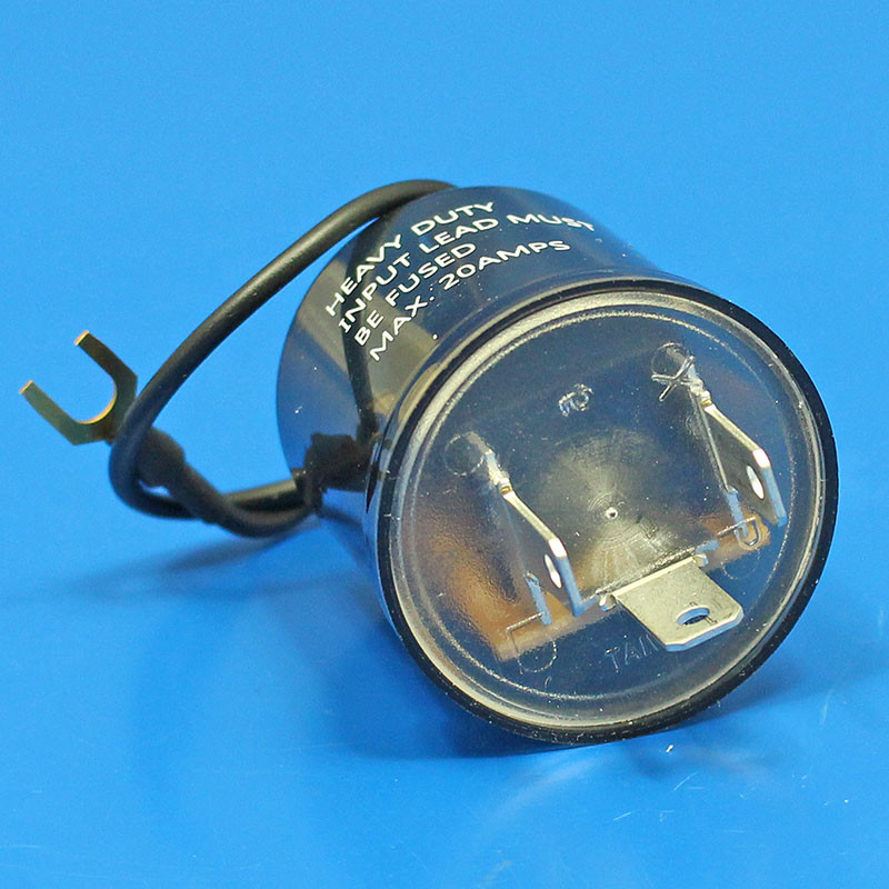LED Flasher Relay - 3 pin plus Earth lead