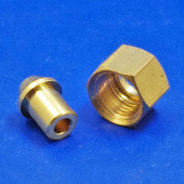 440: Solder type nut and nipple - 1/8