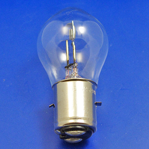 Bosch type, 12 volt double contact BA20d, 45/40 watt double filament auto bulb