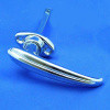 Exterior door handle - Raised rib