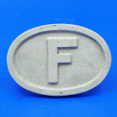900F: Cast France plate F from £32.06 each
