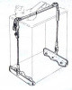 Petrol can holder - 'Walker' type