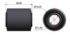 Silentbloc mounting bush - 15/16" OD x 7/16" ID x 1 1/8" L