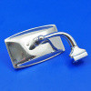 Clamp on mirror - Quarterlight mount, curved arm