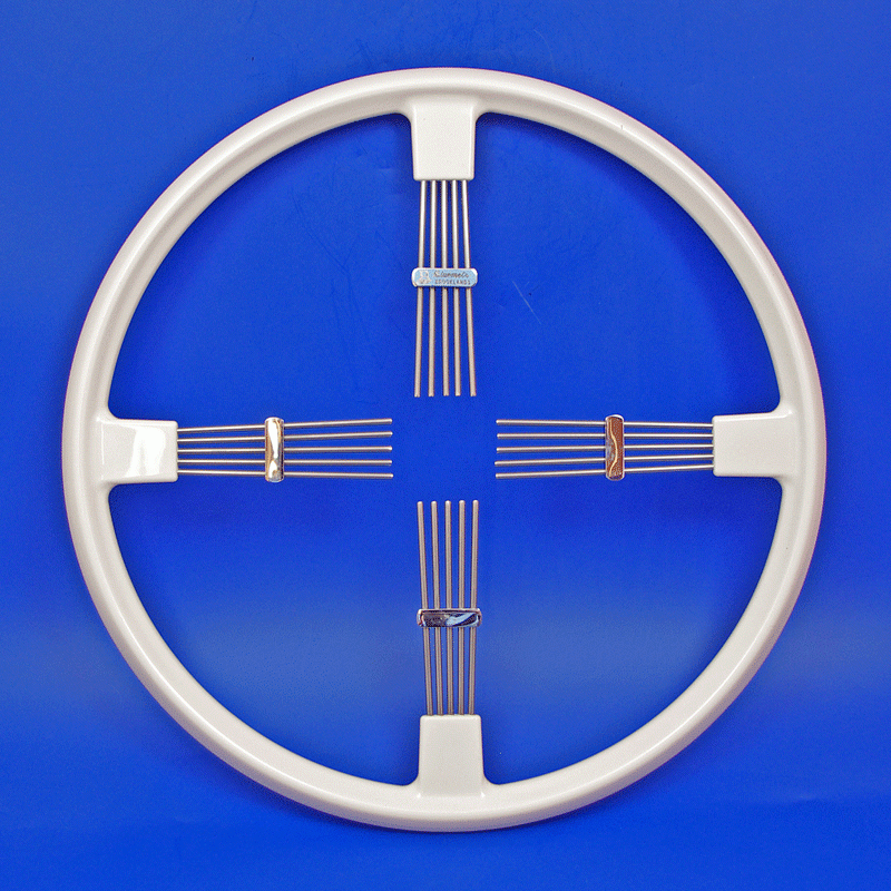 15.5" Bluemel Brooklands pattern steering wheel Ivory