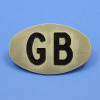 GB plaque - Engraved aluminium 102mm x 63mm