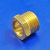 Solderless nut - 1/2" x 24tpi male thread x 5/16" OD tube