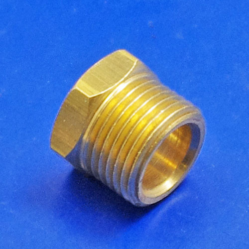 Solderless nut - 1/2" x 24tpi male thread x 5/16" OD tube