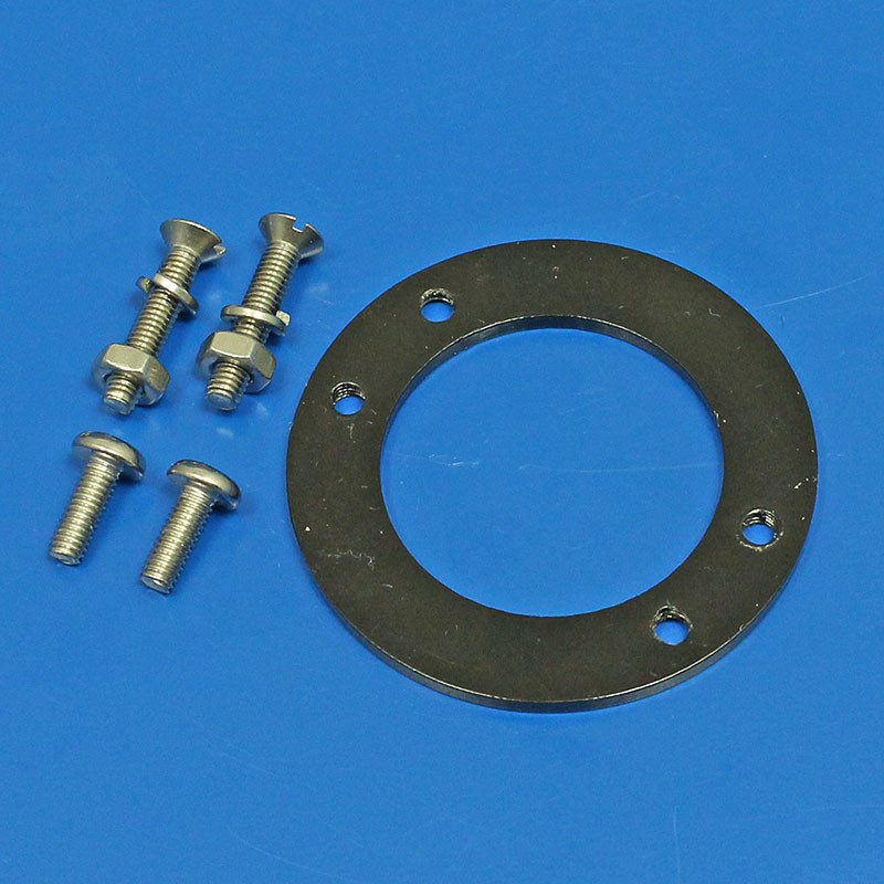 Base plate to aid mounting of TS82 type indicator switches to dashboards