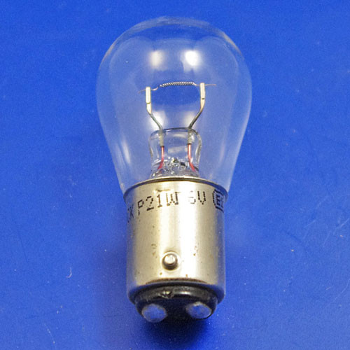 6 volt double contact SBC BA15d 21 watt auto bulb