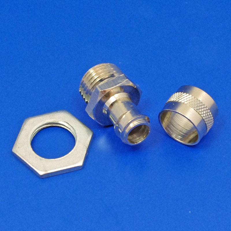 763CNENDM End connector for 10mm diameter conduit with 16mm male