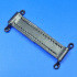 black 150mm long with black staples