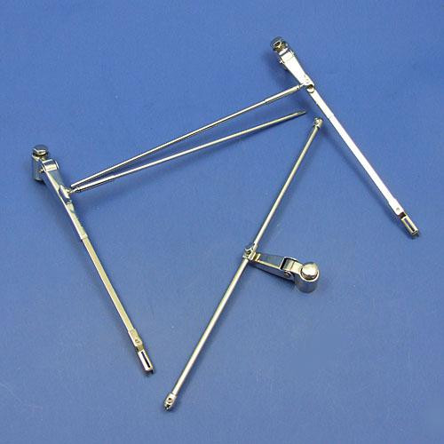 Tandem wiper assembly - Centre drive, pre-war pattern, chrome or nickel finish