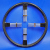 14" Bluemel Brooklands pattern steering wheel Black