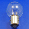 Marchal type, 12 volt single contact BA21s three pin base, 45 watt single filament auto bulb