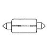 6 volt 21 watt festoon bulb 15mm x 44mm - use indicator