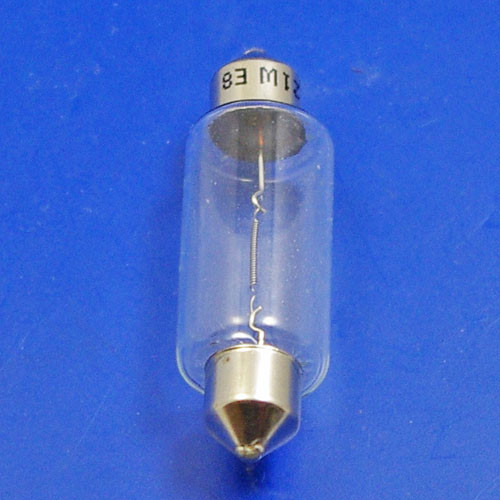 6 volt 21 watt festoon bulb 15mm x 44mm - use indicator