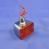 Indicator lamp with amber lens - Large, stud mounted (60mm x 45mm x 52mm depth)