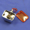 Indicator lamp with amber lens - Large, stud mounted (60mm x 45mm x 52mm depth)