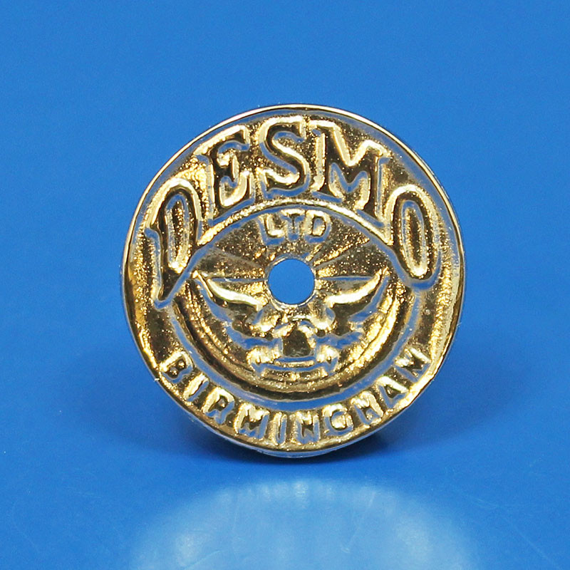 Desmo lamp badge medallion