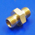 Brass equal ended union - 1/8 BSP