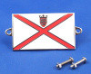 Enamel nationality flag badge / plaque Jersey