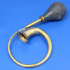 Curved motor horn - brass, 14" circular