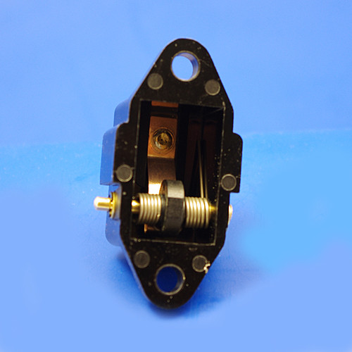 Brake stop light switch, brown bakelite lever type.