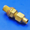 Brass union with filter gauze