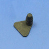 Wiper peg - with flap for slot type blade