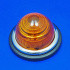 Amber indicator with glass lens