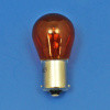 12V 21W Amber single contact BA15S base auto bulb