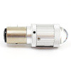 White premium 6, 12 & 24V LED Headlamp with LENS - BOSCH BA20D base