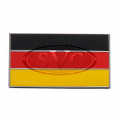 GERSA38: German enamelled 38mm flag badge, self adhesive from £8.21 each