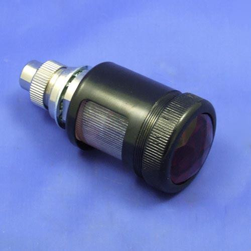Rear lamp equivalent to Lucas L582 model with glass prismatic lens