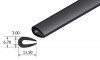 Rubber extrusion - Edge trim protector