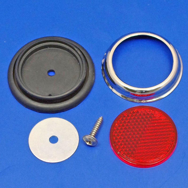 394 Red reflector with a shallow surround as Lucas type RER5