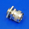 End connector for 12mm diameter conduit with 16mm male thread