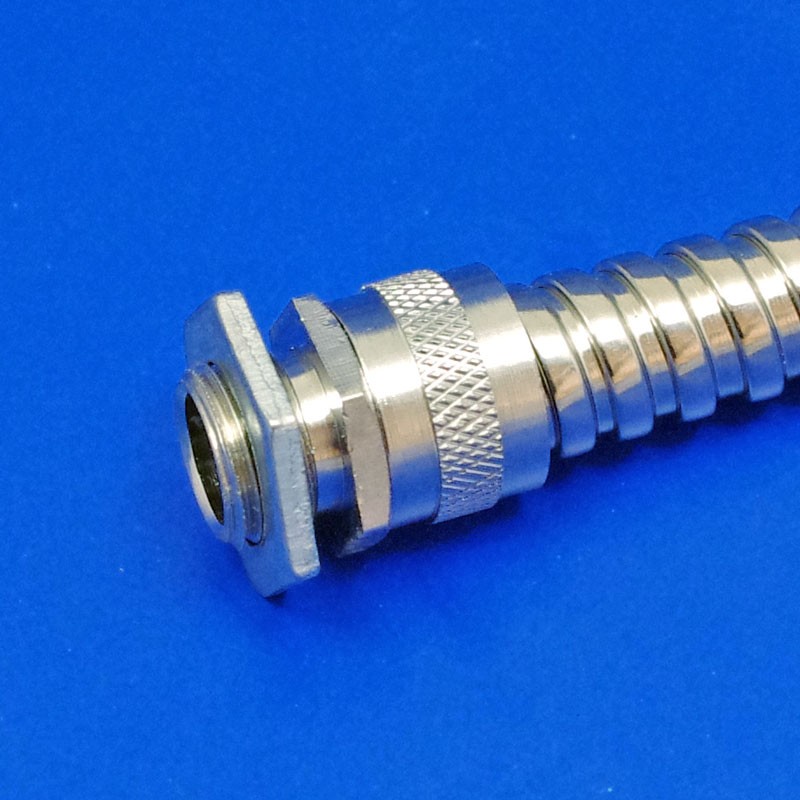 763DNENDM End connector for 12mm diameter conduit with 16mm male