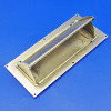Large, sprung rectangular vent - Steel, 250mm x 113mm