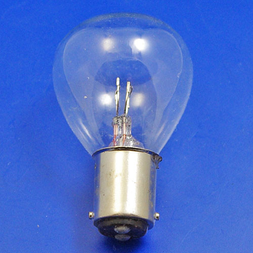 6 Volt SBC BA15D, 24/24 watt double filament Headlamp bulb