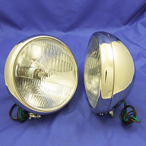 Headlamp - stainless steel (pair)